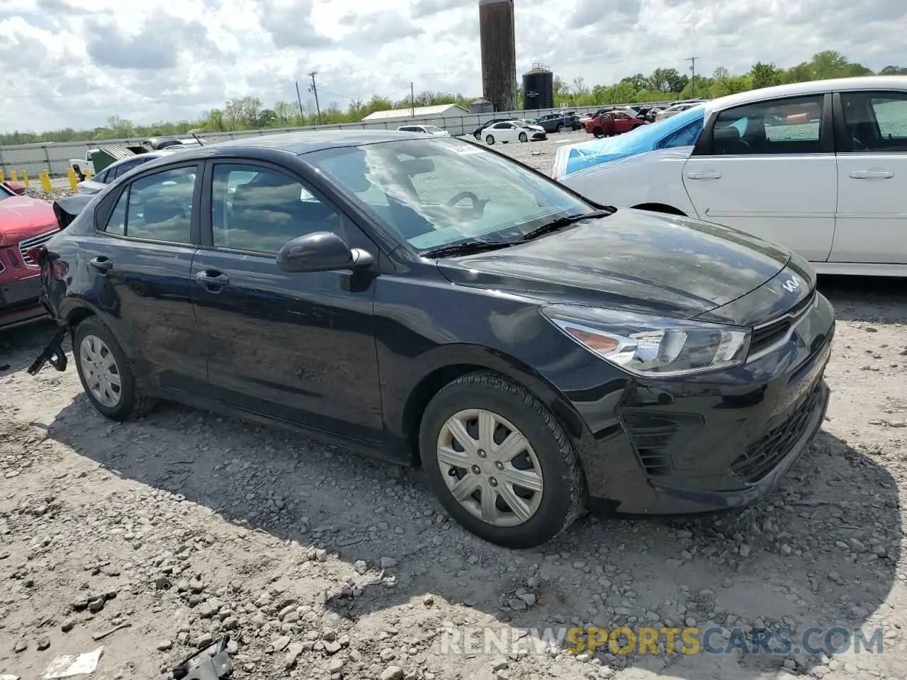 4 Фотография поврежденного автомобиля 3KPA24AD7PE576869 KIA RIO 2023