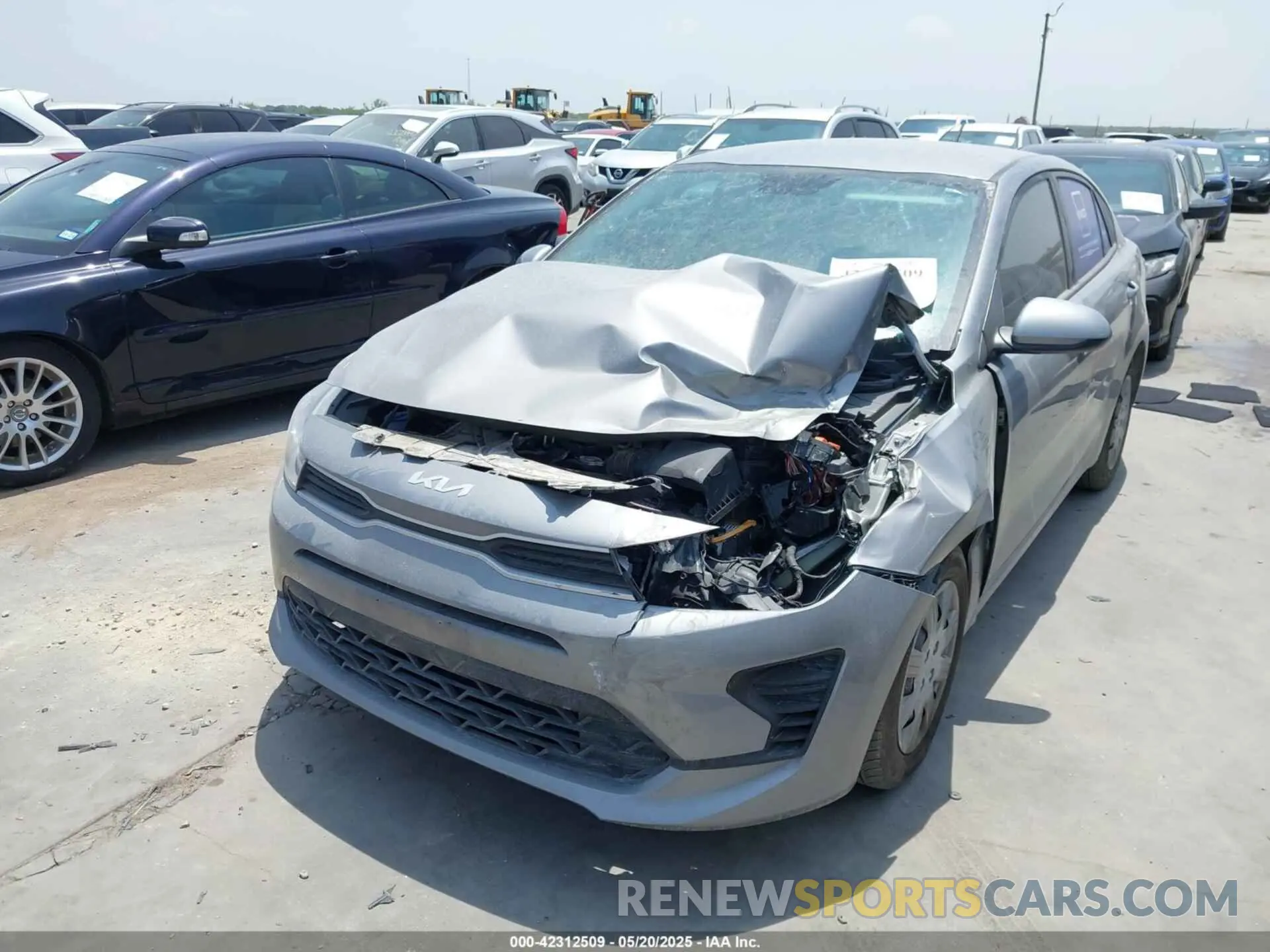 2 Photograph of a damaged car 3KPA24AD7PE609997 KIA RIO 2023