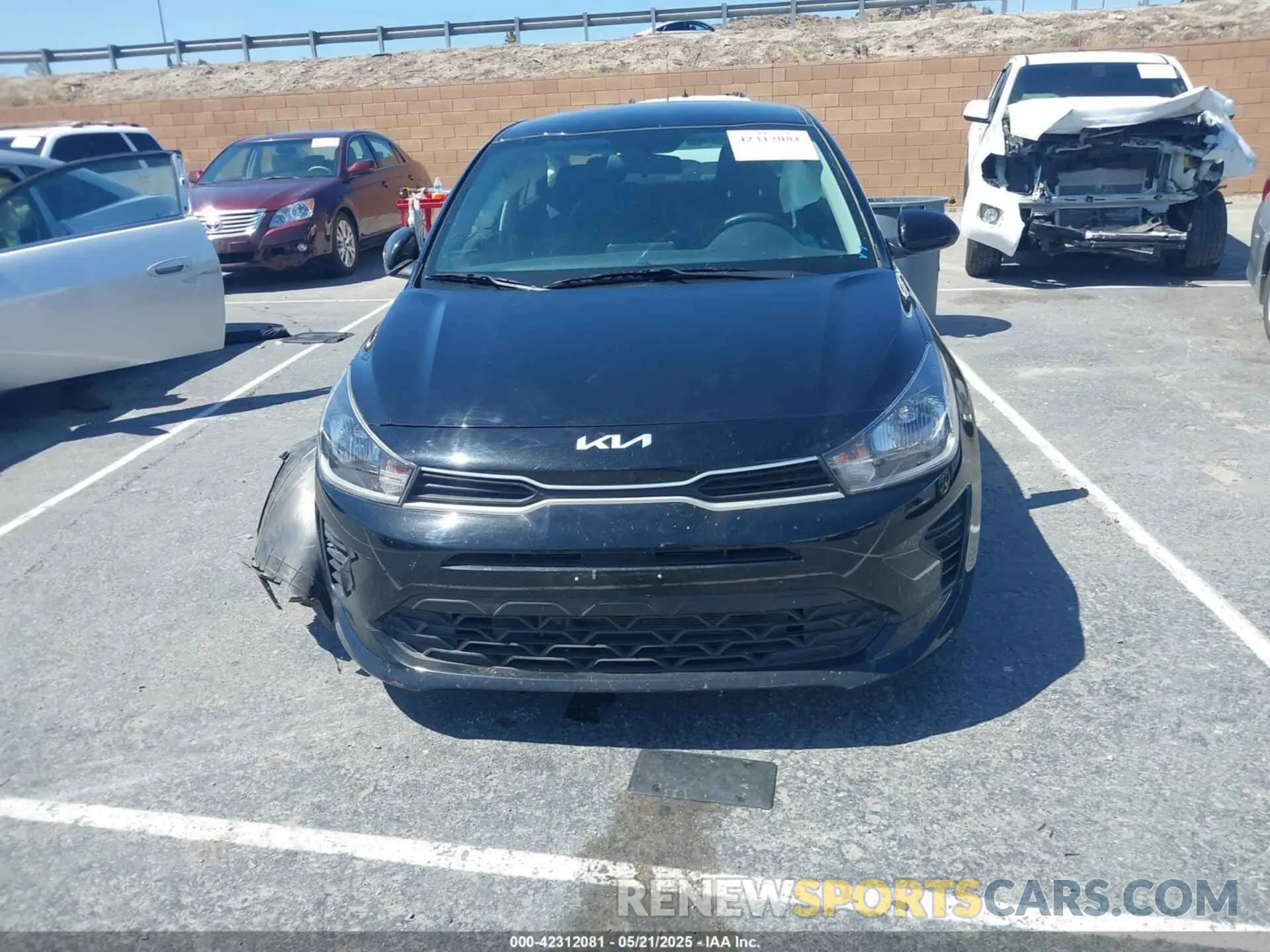 12 Photograph of a damaged car 3KPA24AD7PE615833 KIA RIO 2023