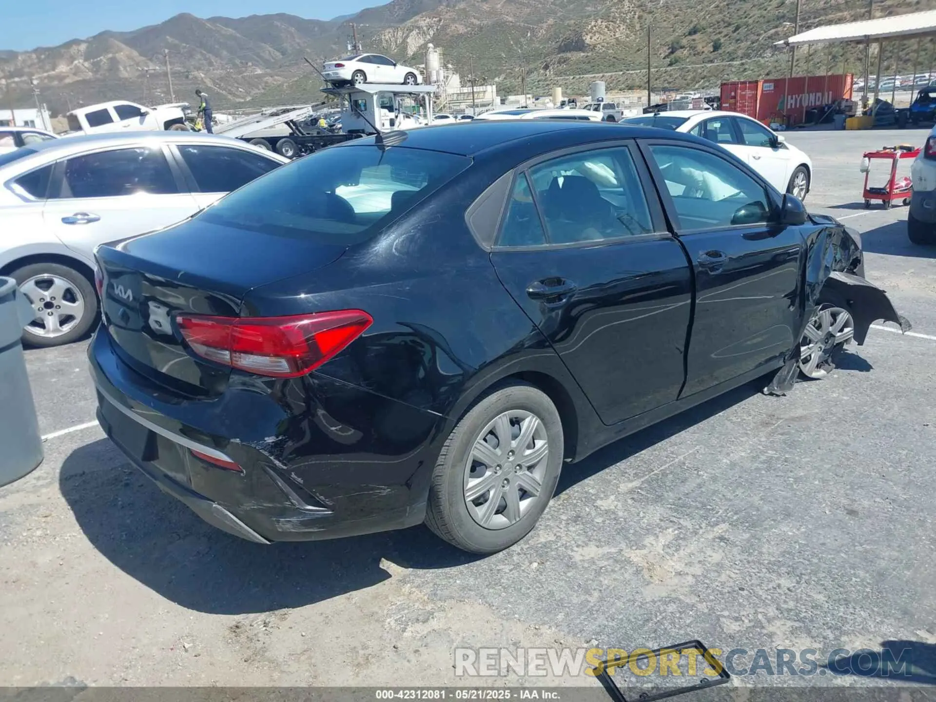 4 Photograph of a damaged car 3KPA24AD7PE615833 KIA RIO 2023