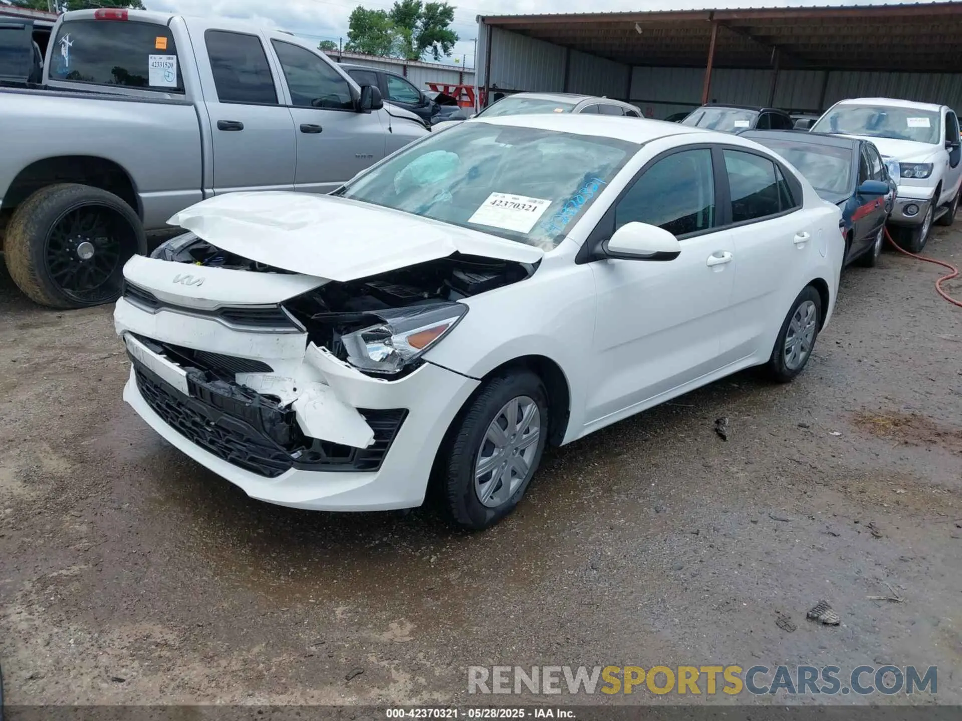 2 Photograph of a damaged car 3KPA24AD7PE616139 KIA RIO 2023