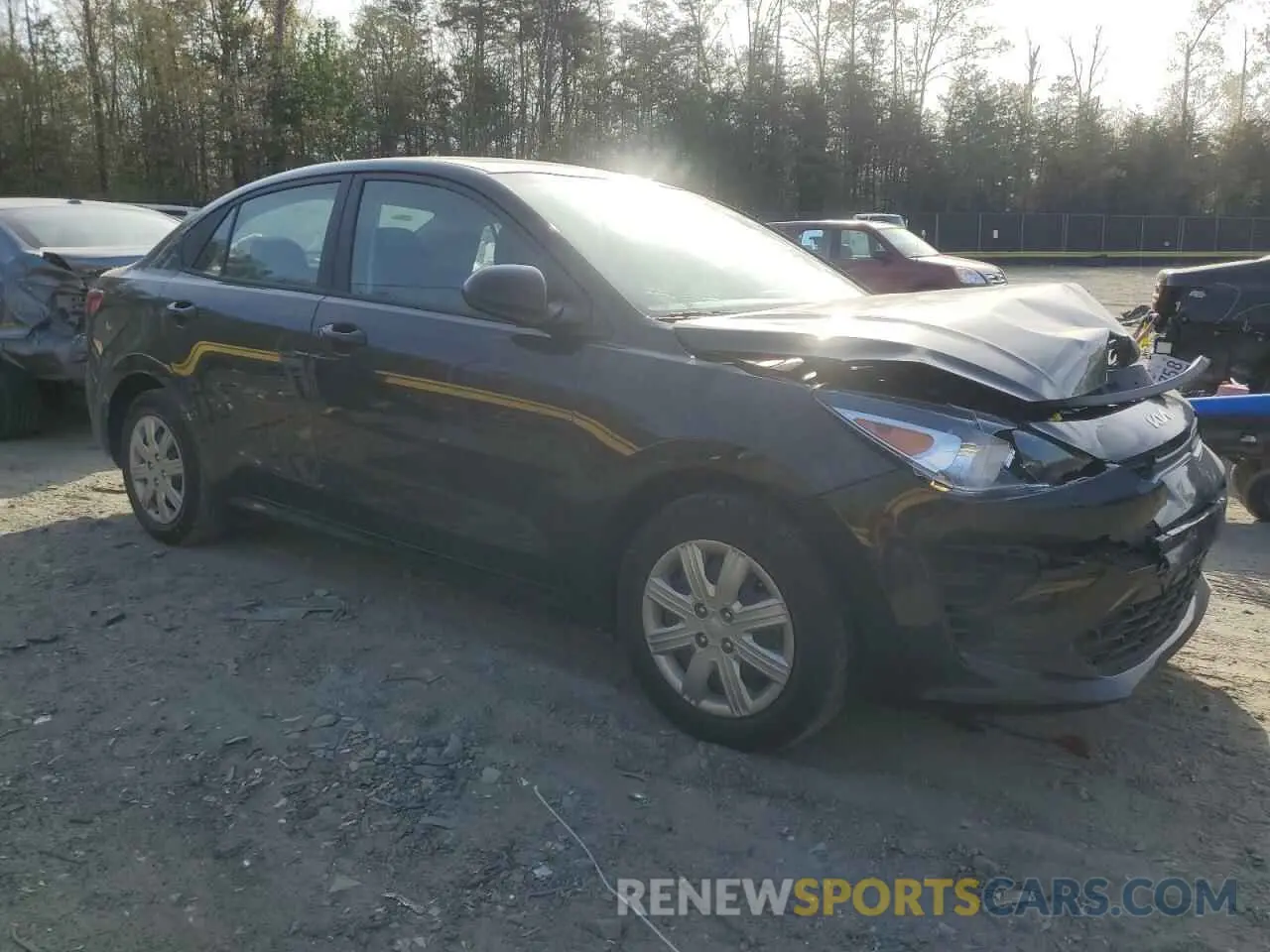 4 Фотография поврежденного автомобиля 3KPA24AD7PE625410 KIA RIO 2023
