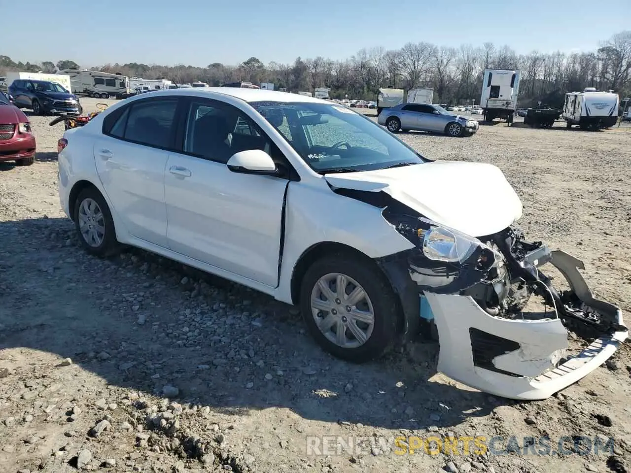 4 Фотография поврежденного автомобиля 3KPA24AD7PE629473 KIA RIO 2023