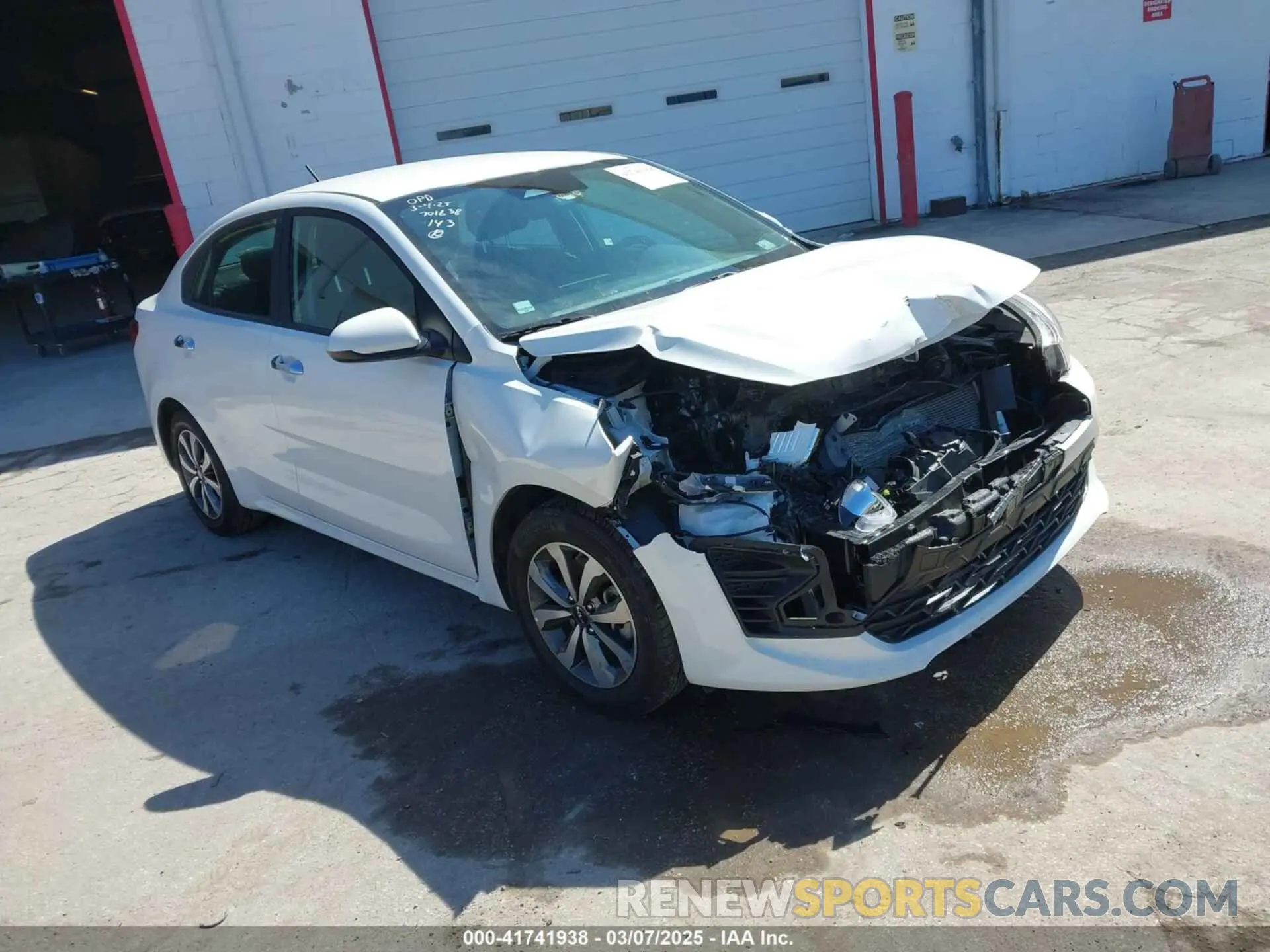 1 Фотография поврежденного автомобиля 3KPA24AD8PE554914 KIA RIO 2023