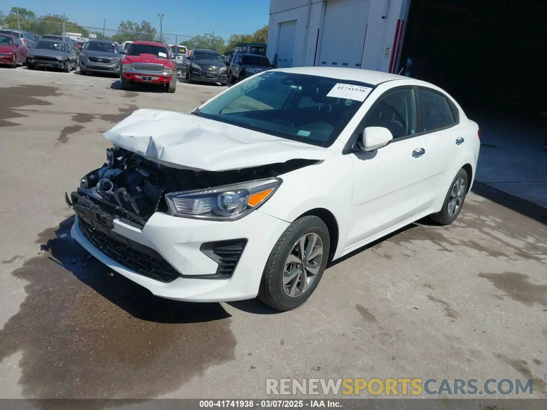 2 Фотография поврежденного автомобиля 3KPA24AD8PE554914 KIA RIO 2023