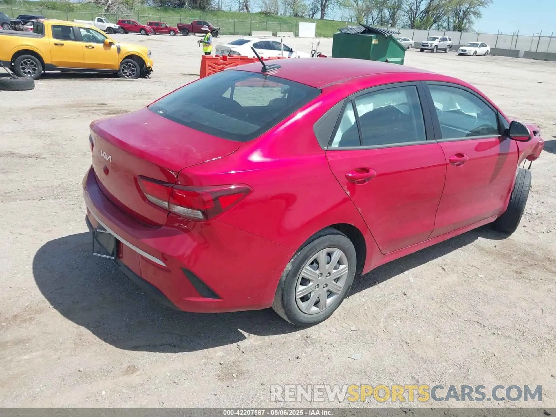 4 Фотография поврежденного автомобиля 3KPA24AD8PE584723 KIA RIO 2023