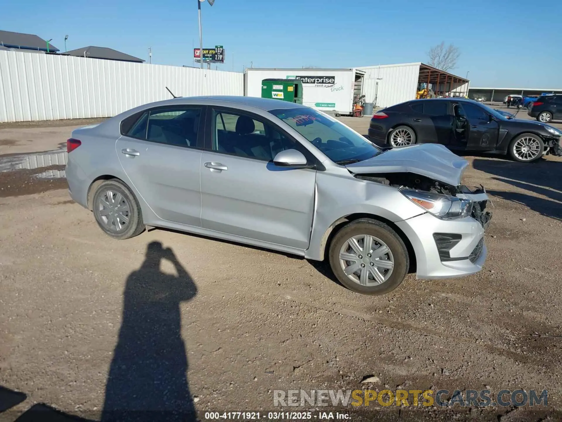14 Photograph of a damaged car 3KPA24AD9PE618894 KIA RIO 2023