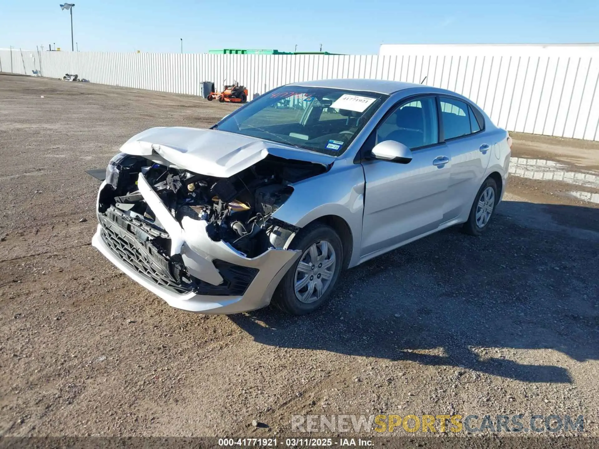 2 Photograph of a damaged car 3KPA24AD9PE618894 KIA RIO 2023