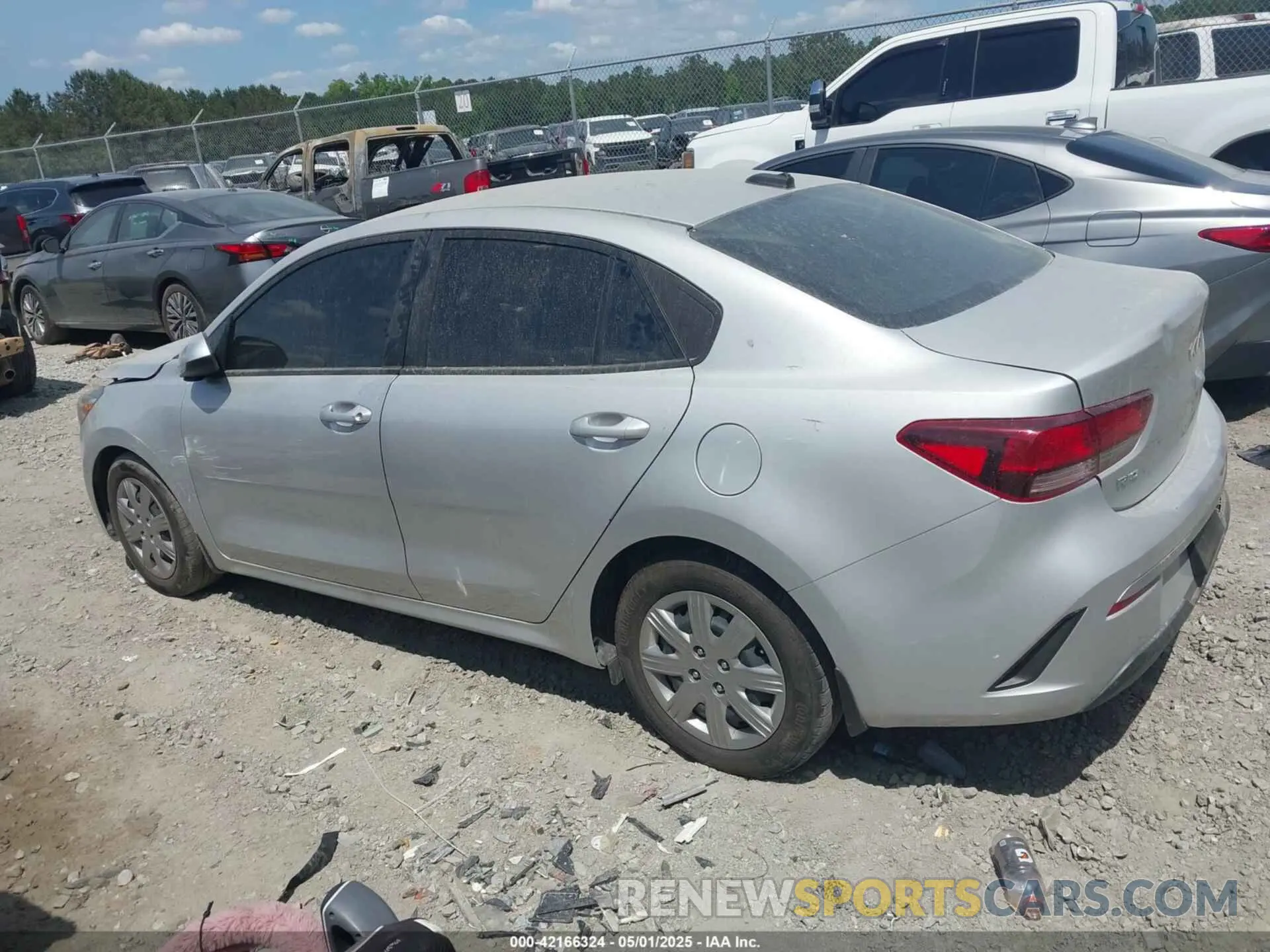 14 Photograph of a damaged car 3KPA24ADXPE521123 KIA RIO 2023