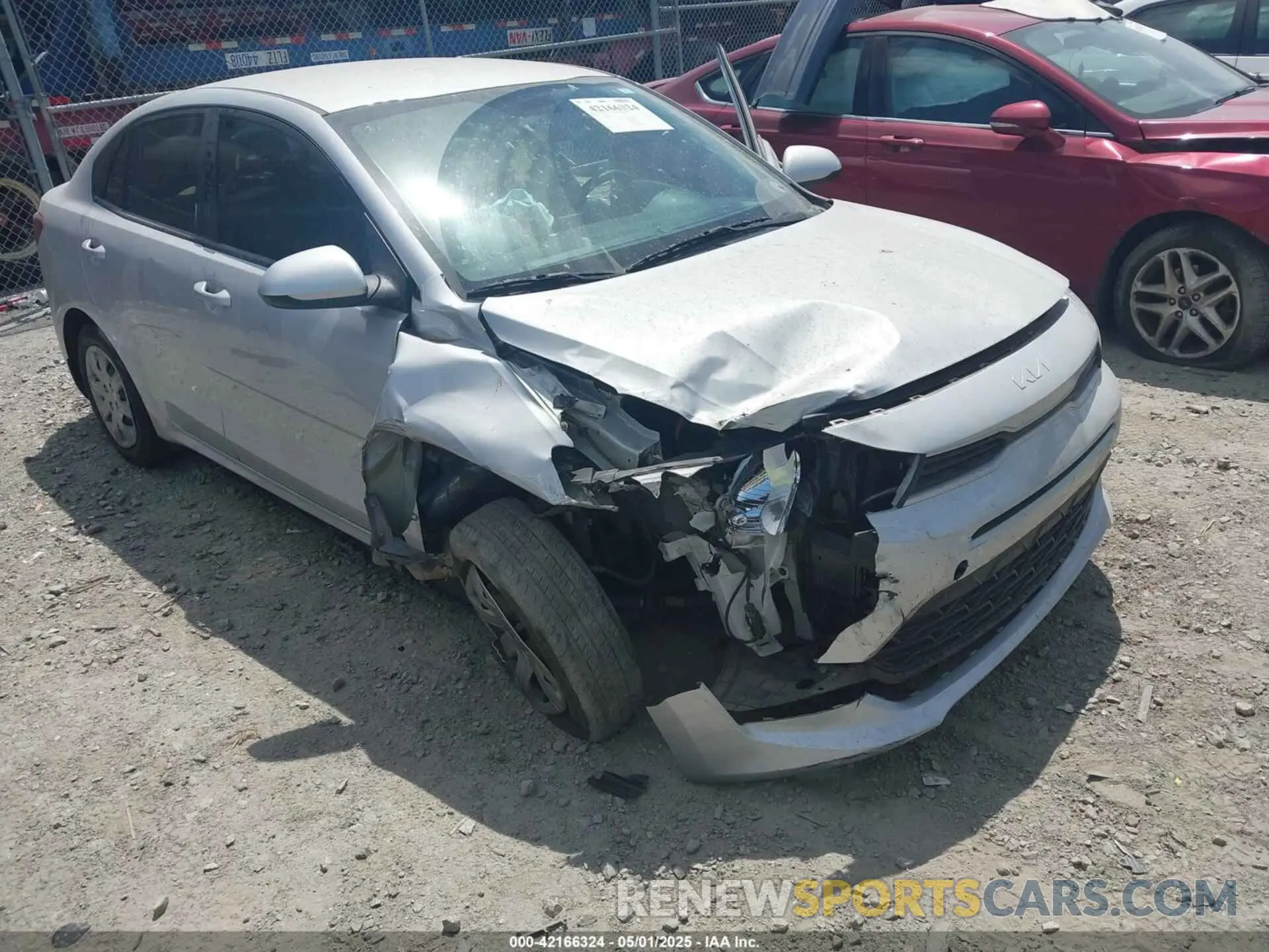 6 Photograph of a damaged car 3KPA24ADXPE521123 KIA RIO 2023
