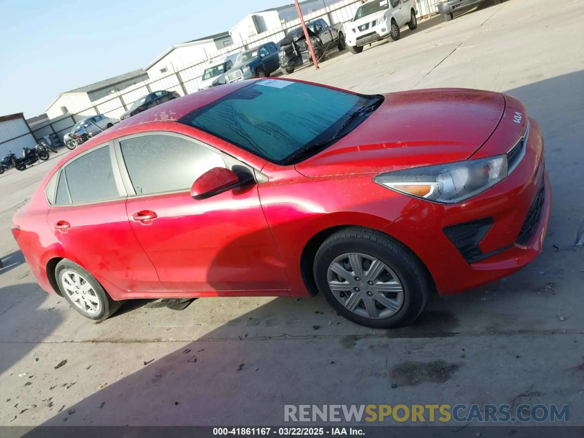 13 Photograph of a damaged car 3KPA24ADXPE548998 KIA RIO 2023