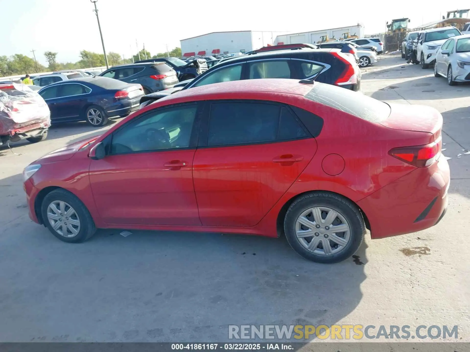 14 Photograph of a damaged car 3KPA24ADXPE548998 KIA RIO 2023