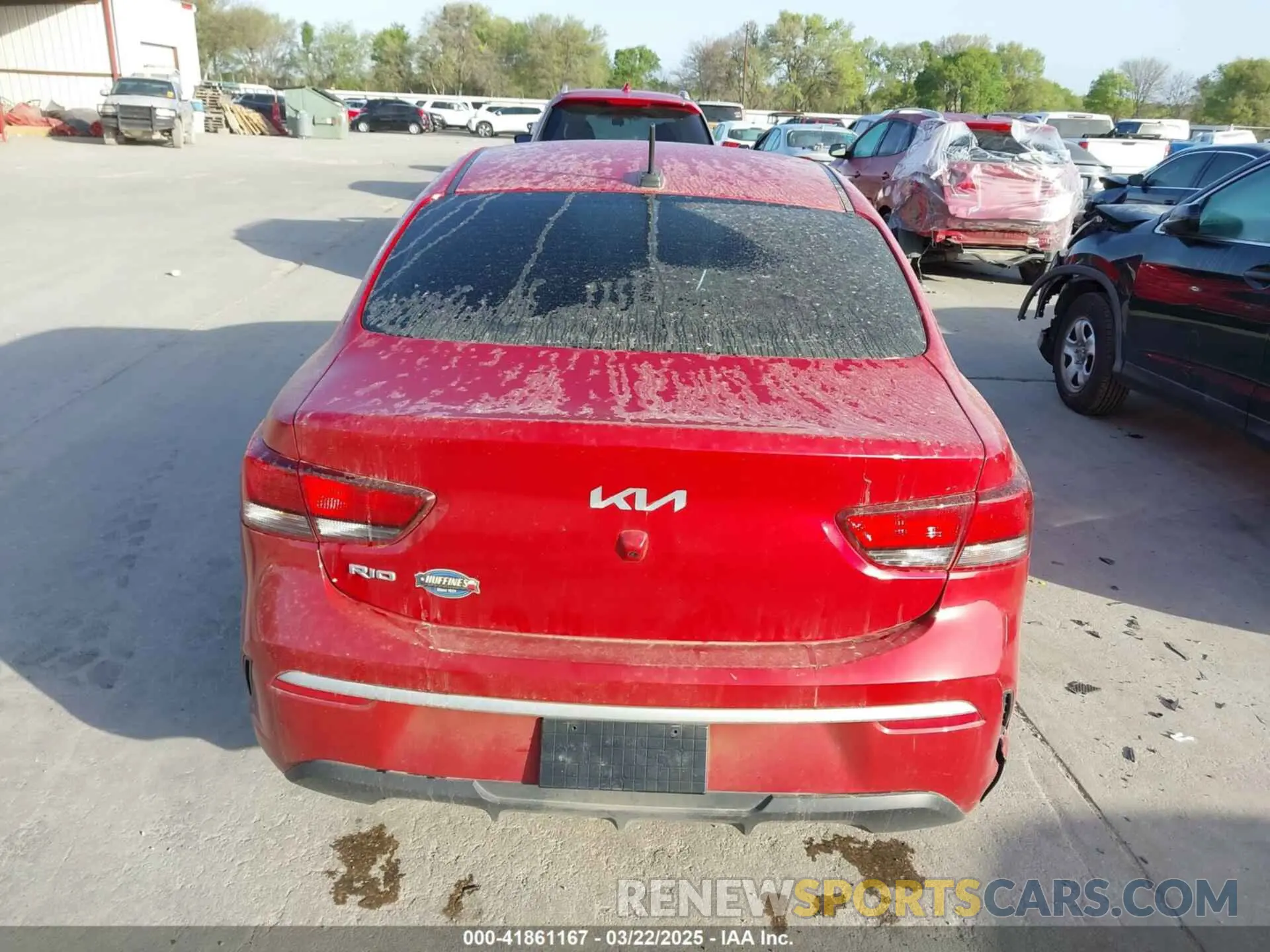 16 Photograph of a damaged car 3KPA24ADXPE548998 KIA RIO 2023