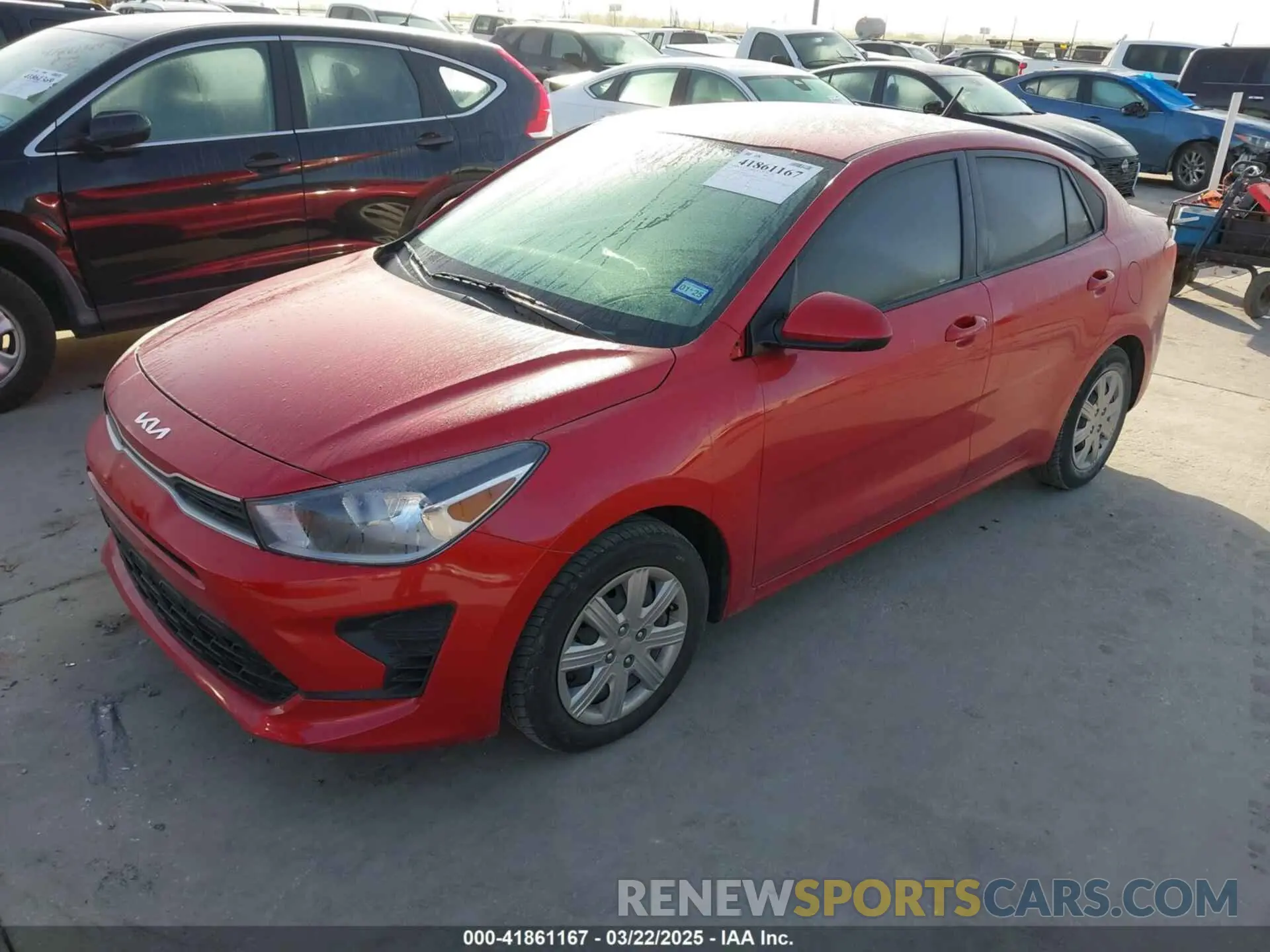 2 Photograph of a damaged car 3KPA24ADXPE548998 KIA RIO 2023