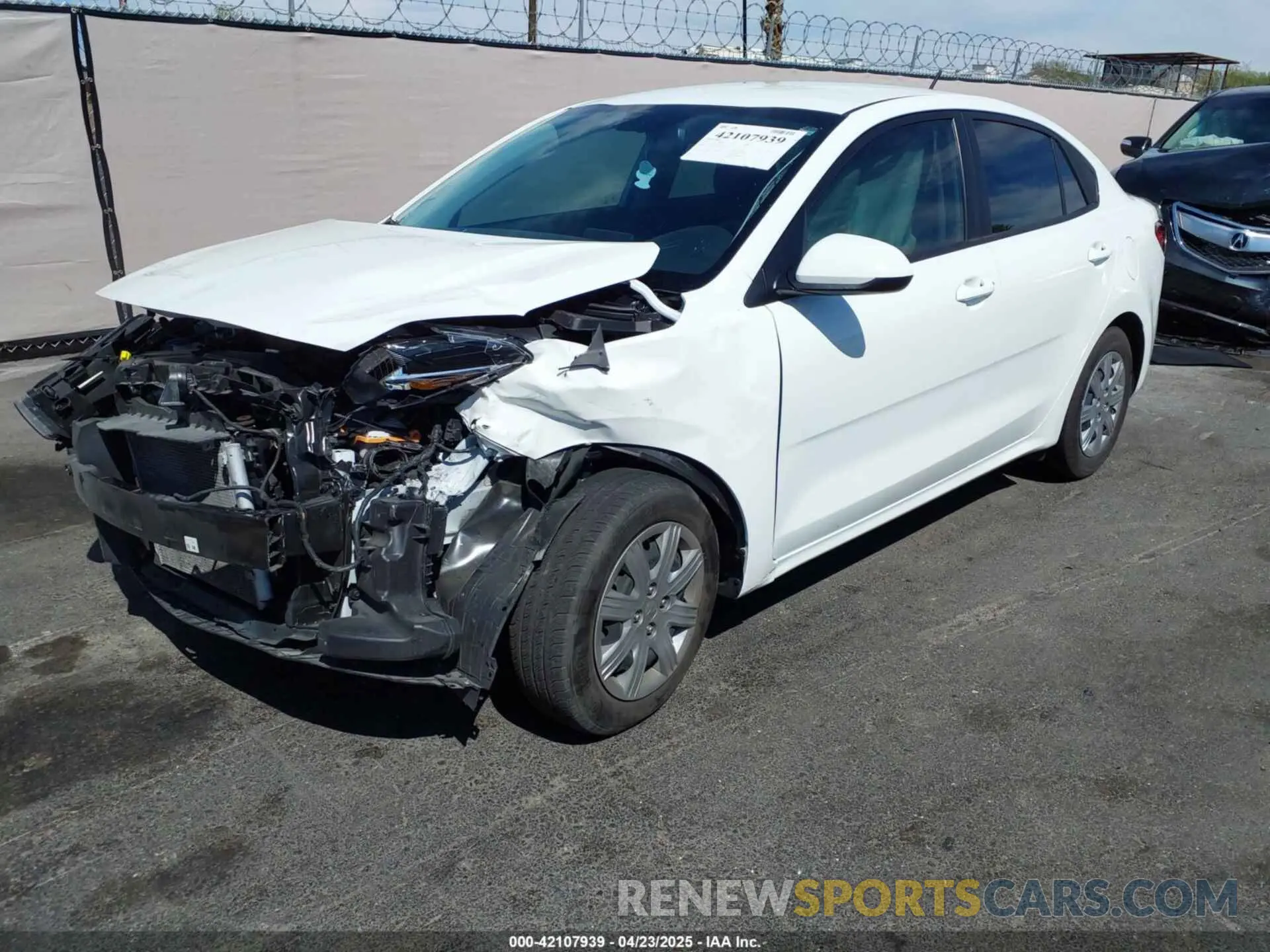 2 Фотография поврежденного автомобиля 3KPA24ADXPE557975 KIA RIO 2023