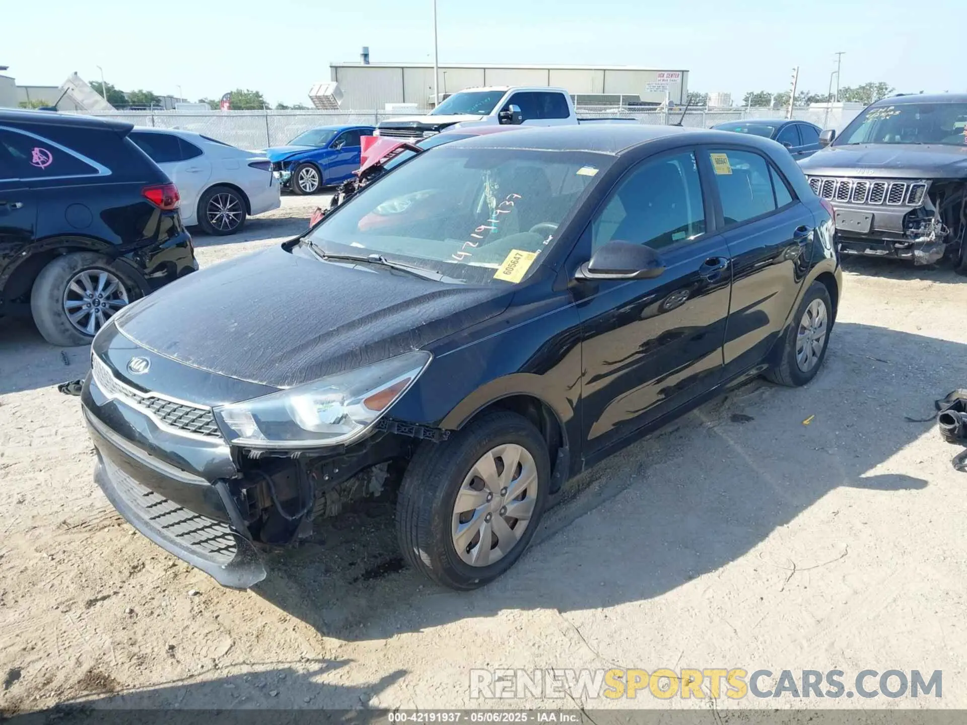 2 Photograph of a damaged car 3KPA25AB6KE176055 KIA RIO 5-DOOR 2019