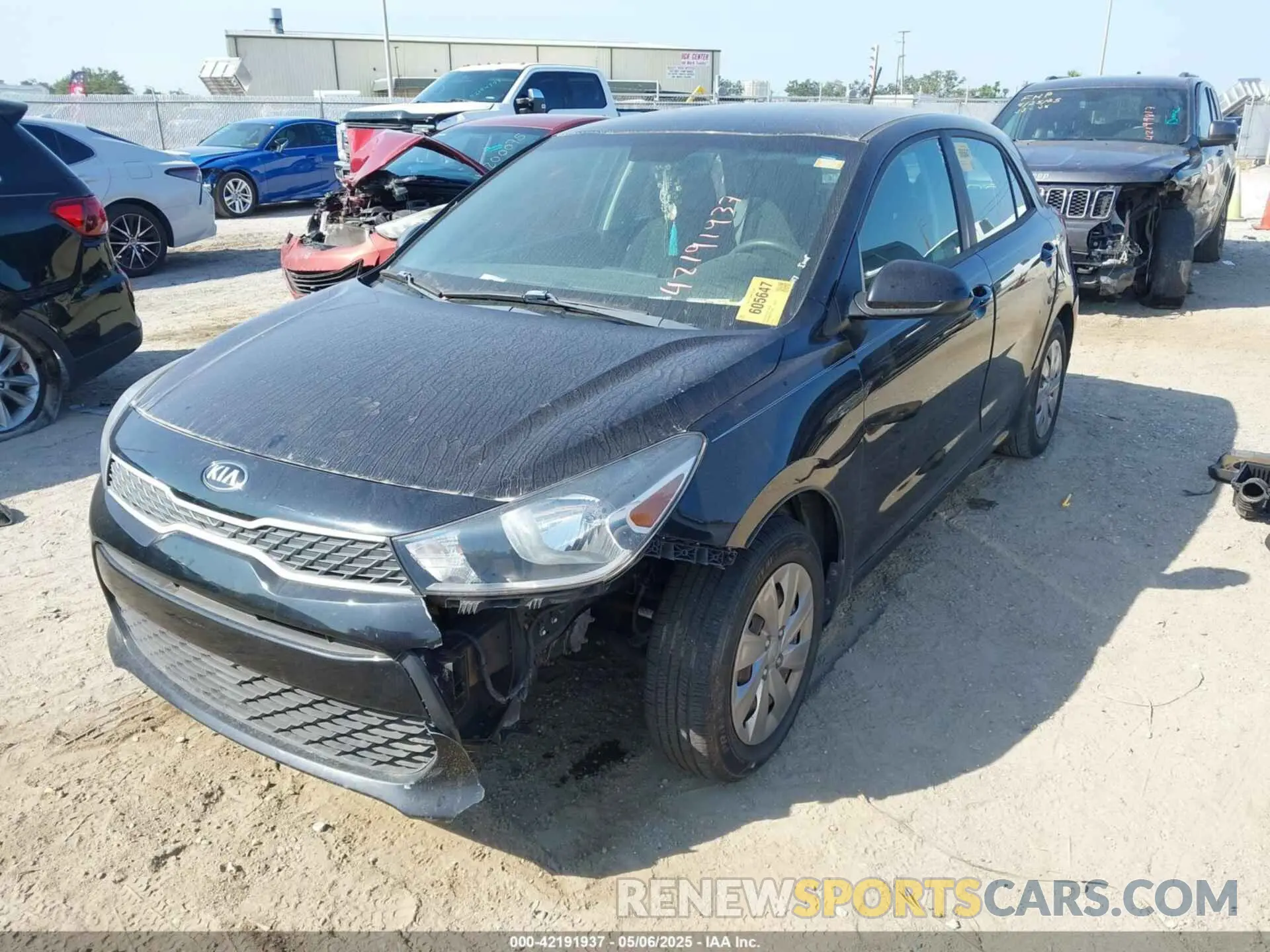 6 Photograph of a damaged car 3KPA25AB6KE176055 KIA RIO 5-DOOR 2019