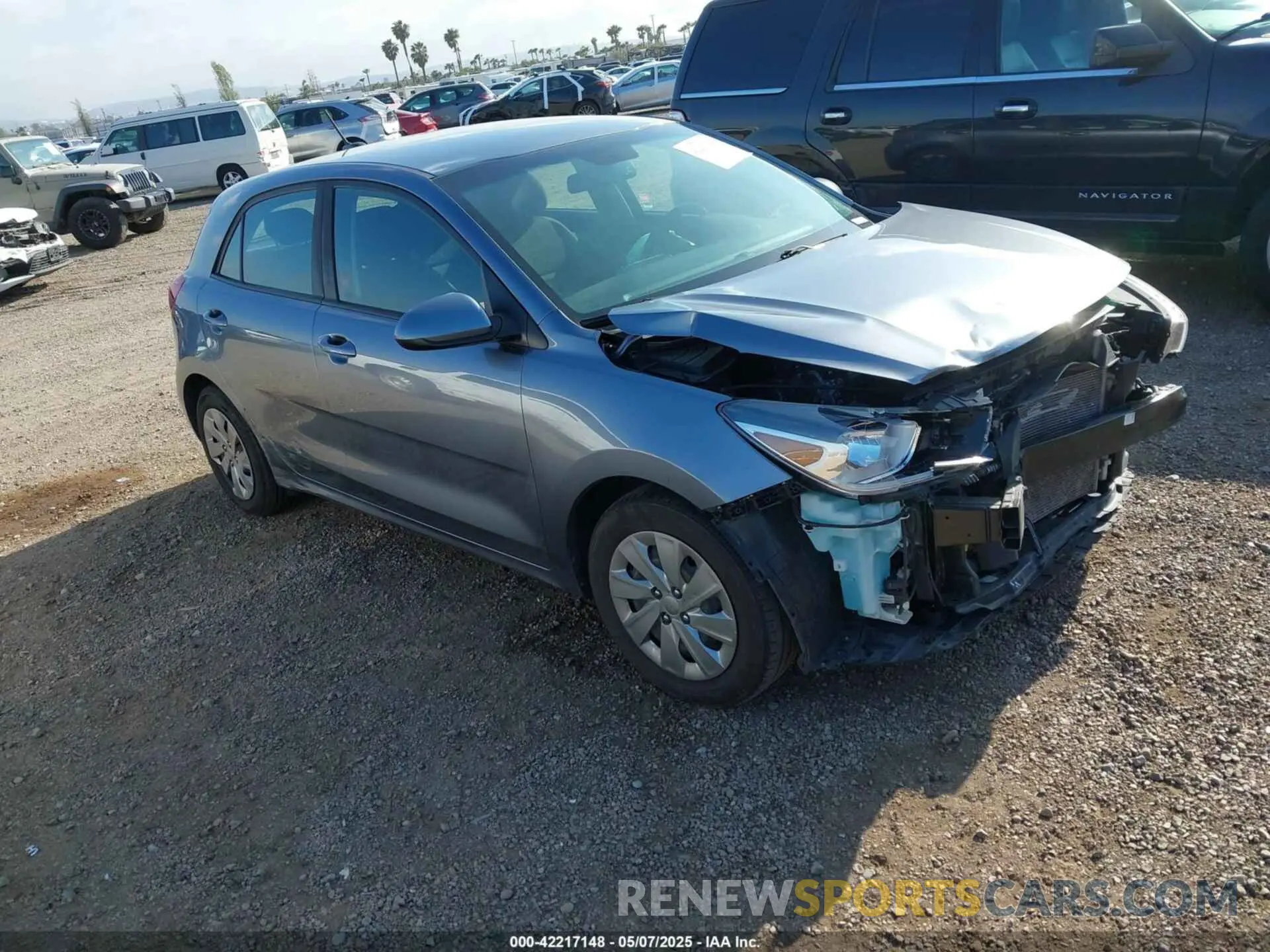 1 Photograph of a damaged car 3KPA25AD2LE270789 KIA RIO 5-DOOR 2020