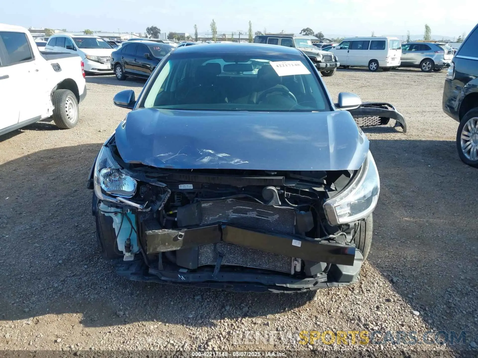 13 Photograph of a damaged car 3KPA25AD2LE270789 KIA RIO 5-DOOR 2020