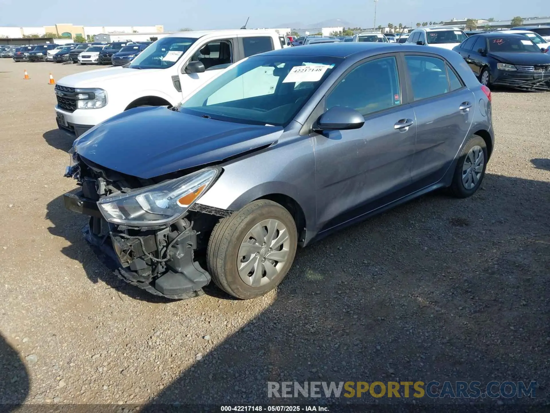 2 Photograph of a damaged car 3KPA25AD2LE270789 KIA RIO 5-DOOR 2020