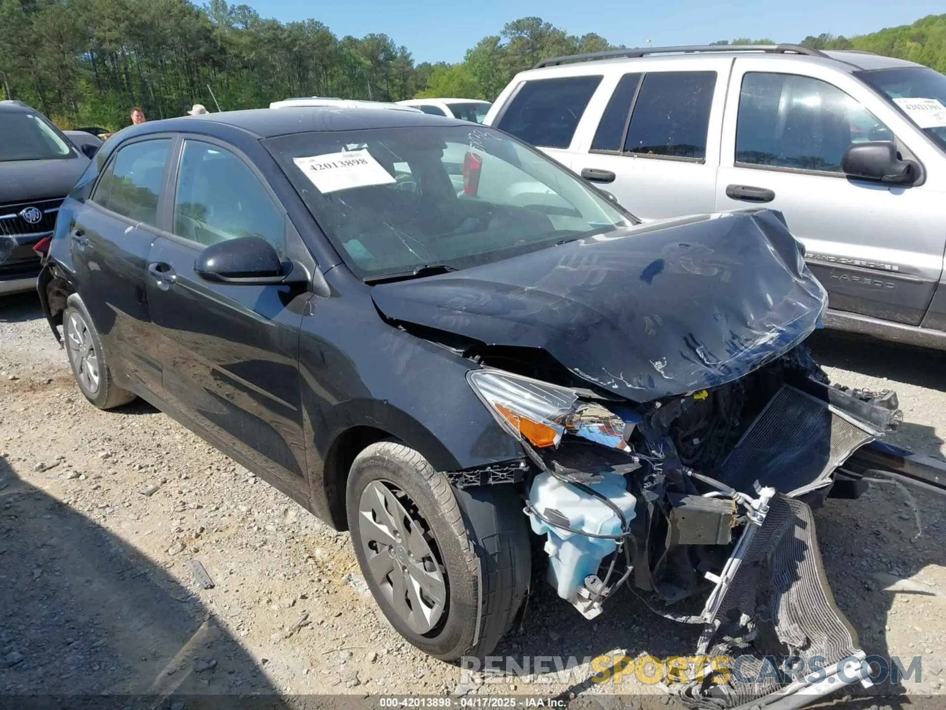 1 Photograph of a damaged car 3KPA25AD2LE307033 KIA RIO 5-DOOR 2020
