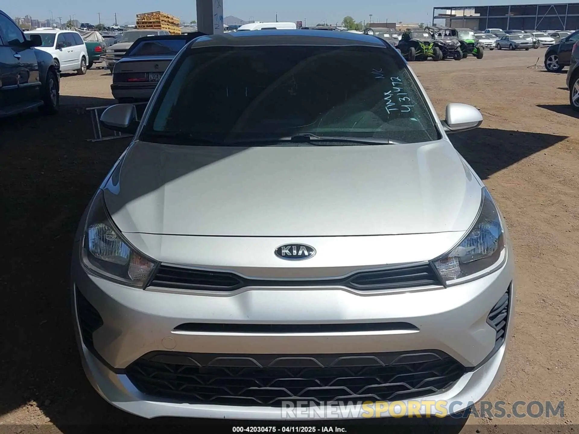 6 Photograph of a damaged car 3KPA25ADXME431472 KIA RIO 5-DOOR 2021