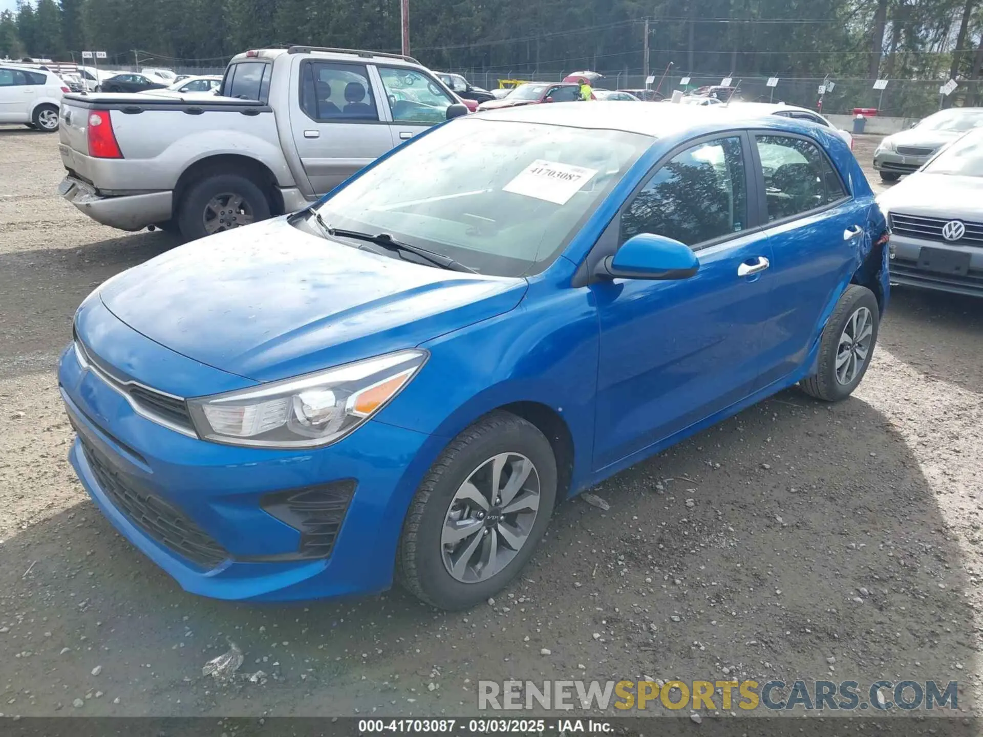 2 Photograph of a damaged car 3KPA25AD4NE437866 KIA RIO 5-DOOR 2022