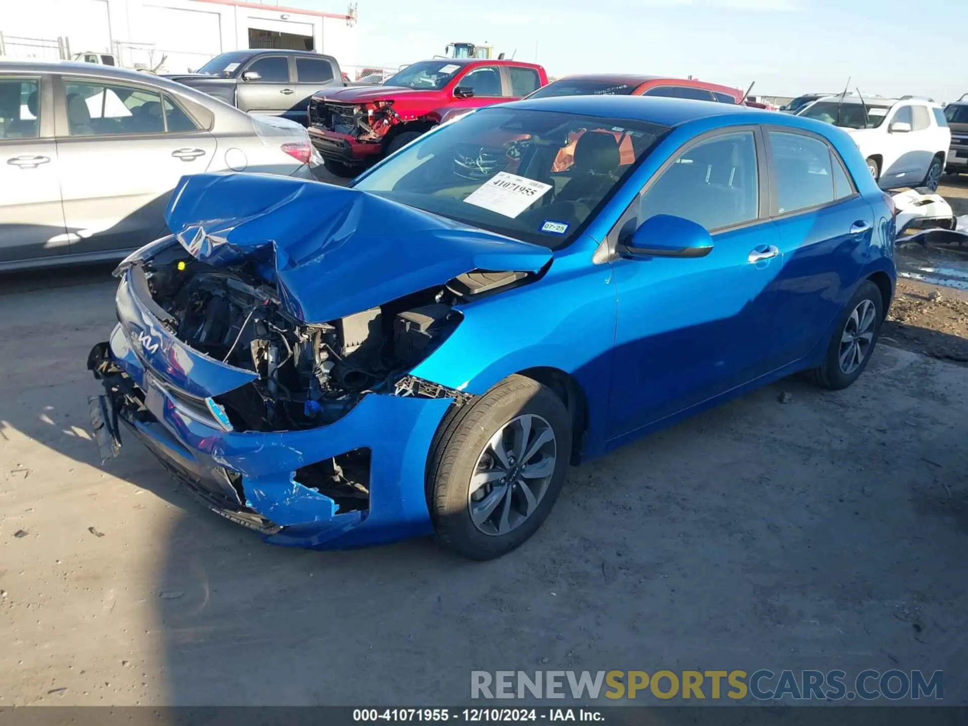 2 Photograph of a damaged car 3KPA25AD4NE506362 KIA RIO 5-DOOR 2022