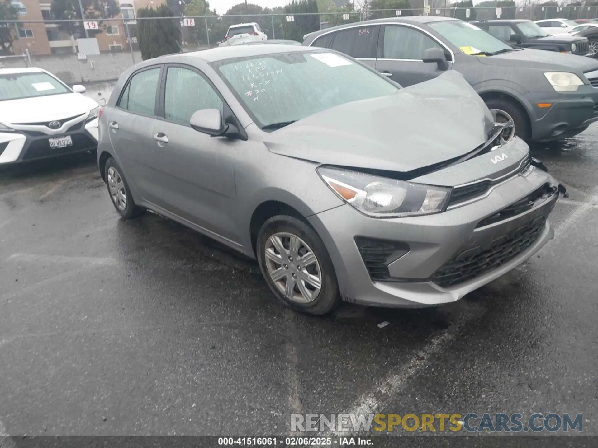1 Фотография поврежденного автомобиля 3KPA25AD9NE500847 KIA RIO 5-DOOR 2022