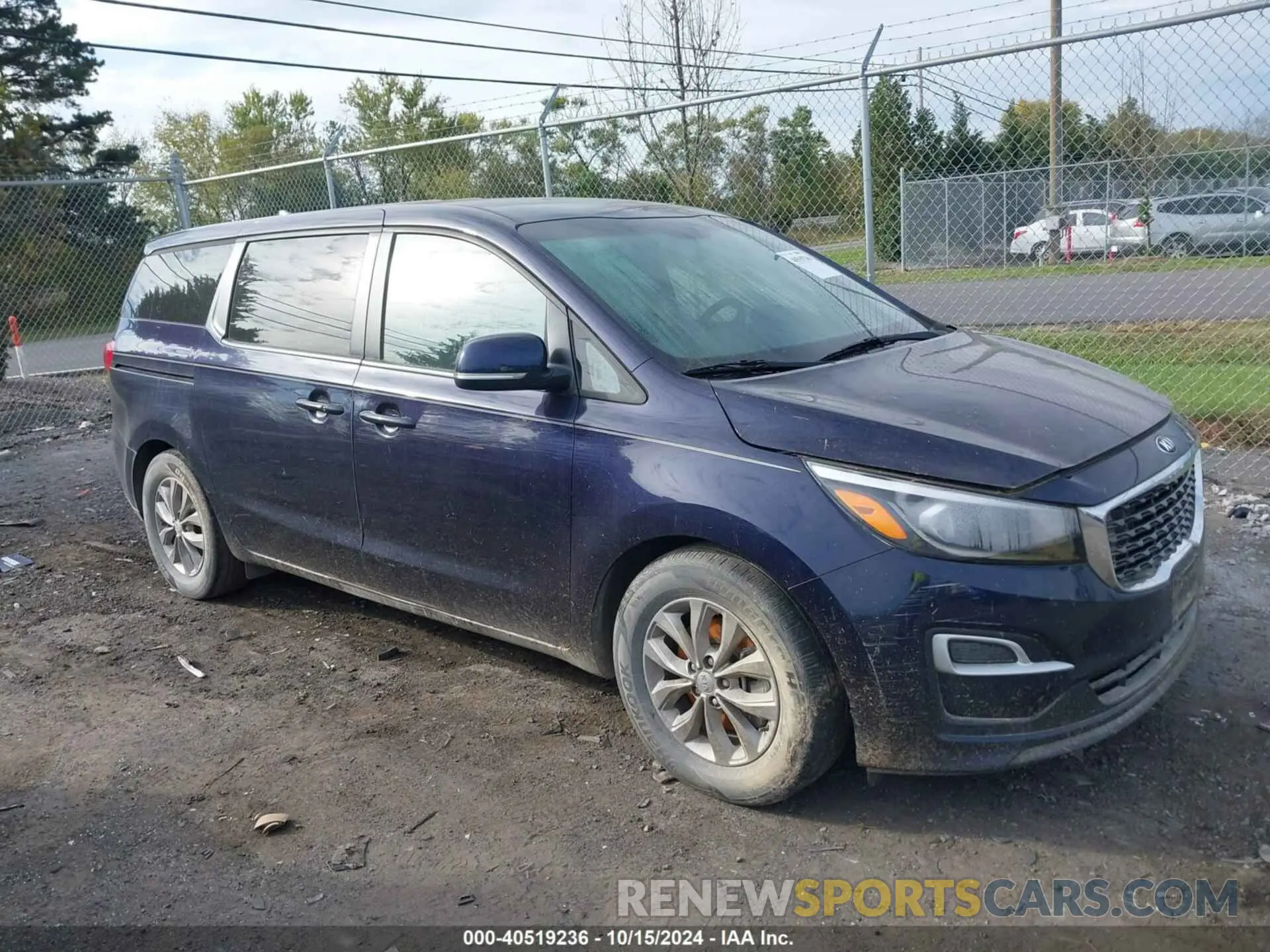 1 Photograph of a damaged car KNDMB5C1XL6618392 KIA SEDONA 2020