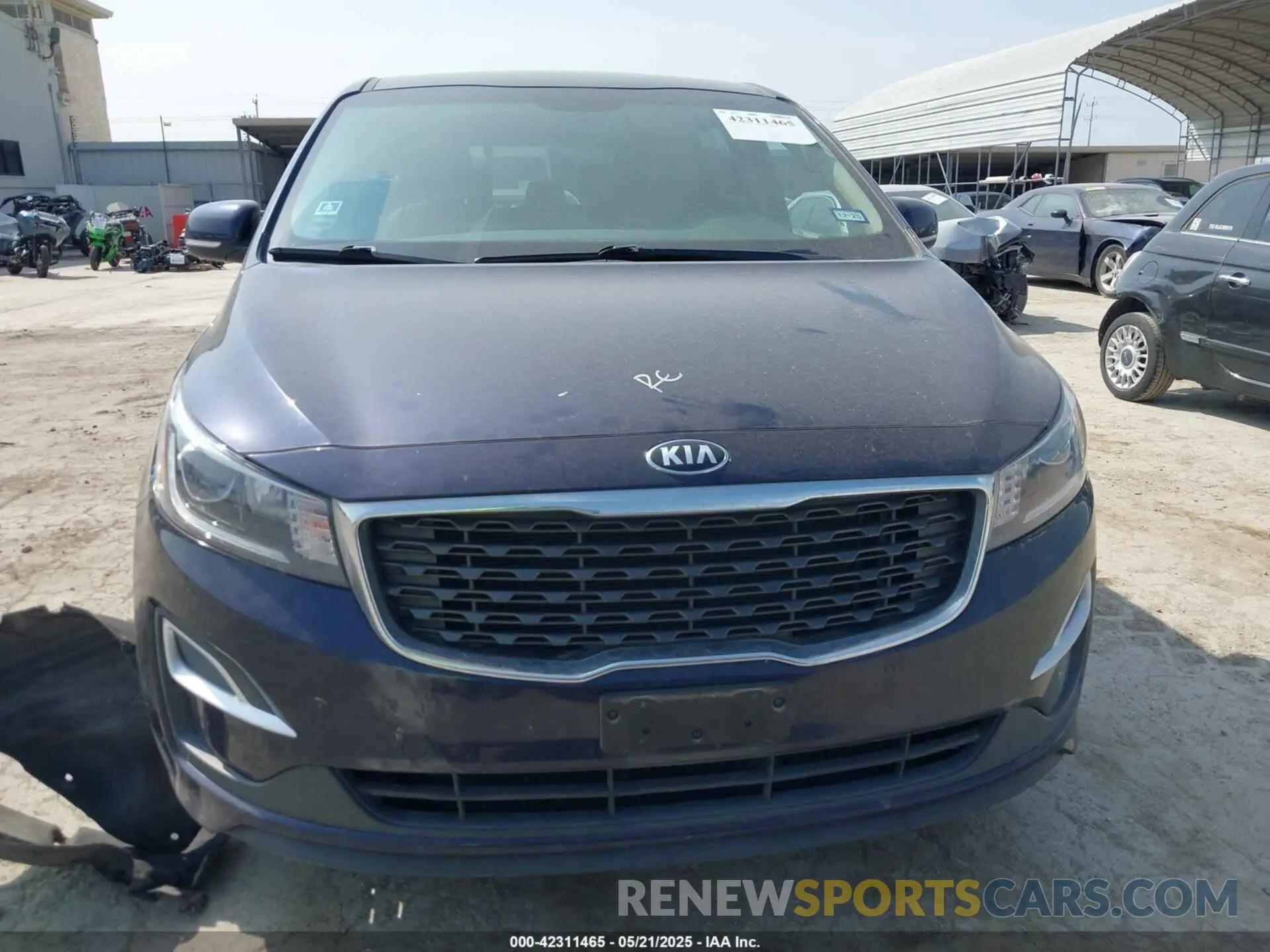 12 Фотография поврежденного автомобиля KNDMB5C11M6665098 KIA SEDONA 2021