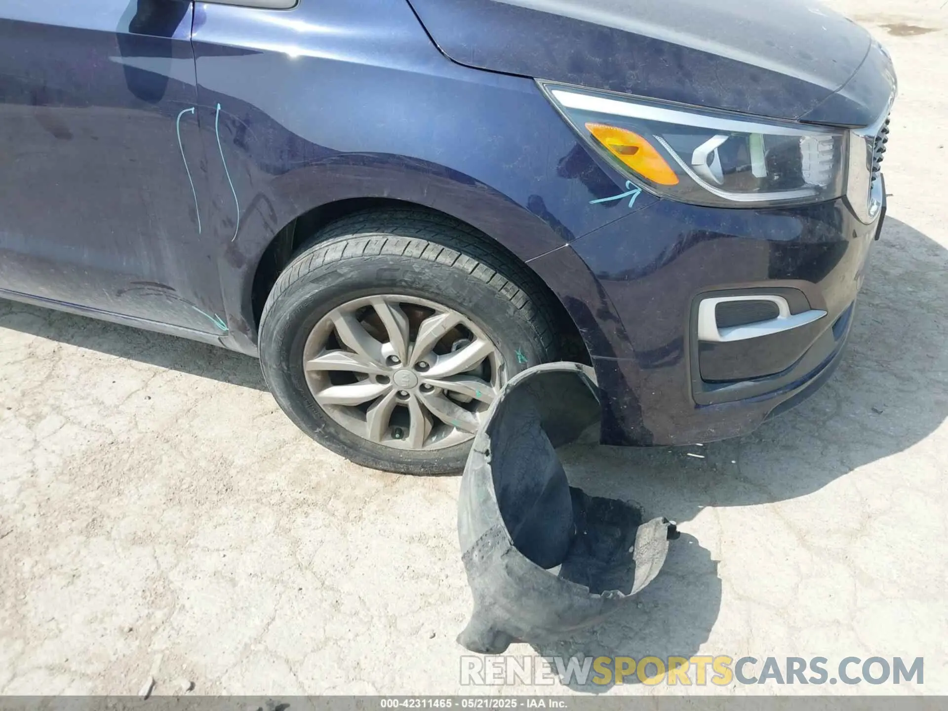 6 Фотография поврежденного автомобиля KNDMB5C11M6665098 KIA SEDONA 2021