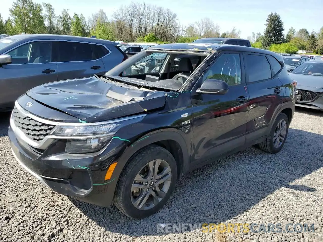 1 Фотография поврежденного автомобиля KNDEPCAA0M7097143 KIA SELTOS 2021