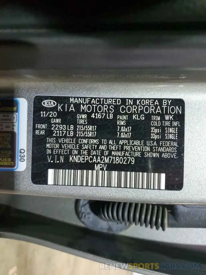 13 Photograph of a damaged car KNDEPCAA2M7180279 KIA SELTOS 2021