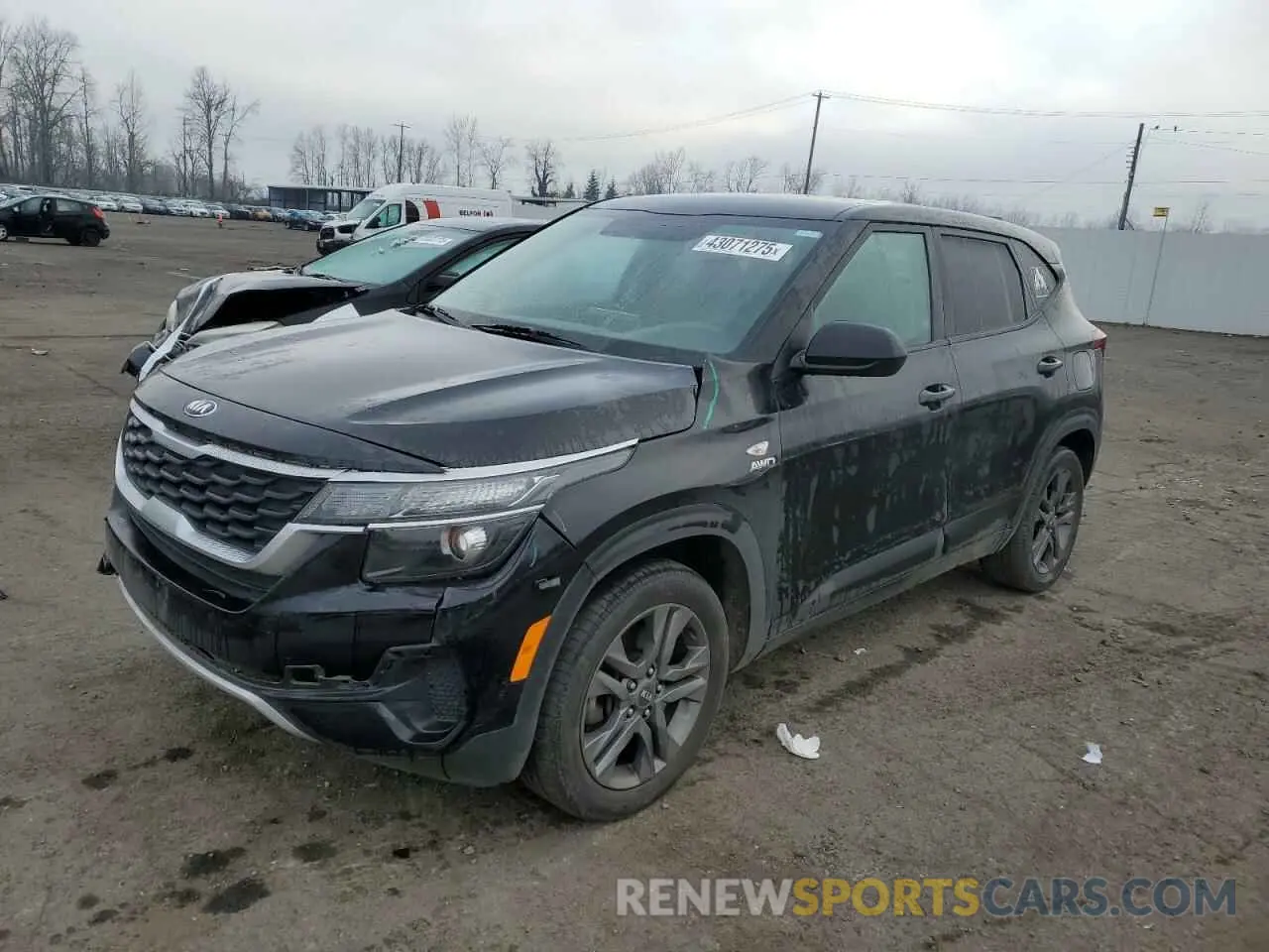 1 Photograph of a damaged car KNDEPCAA3M7094589 KIA SELTOS 2021