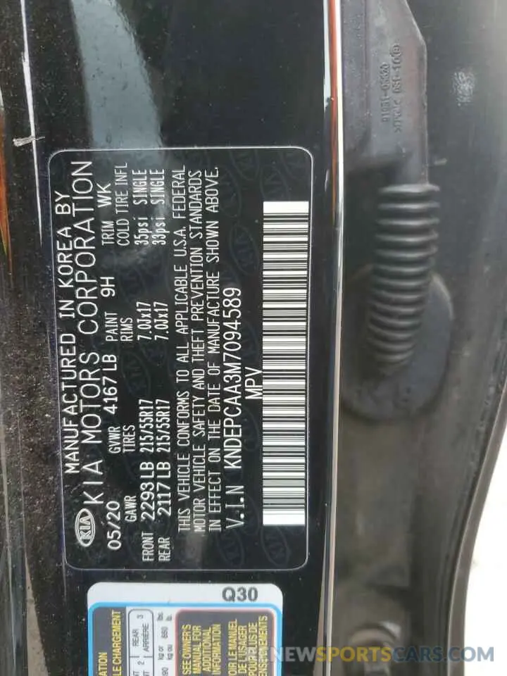 13 Photograph of a damaged car KNDEPCAA3M7094589 KIA SELTOS 2021