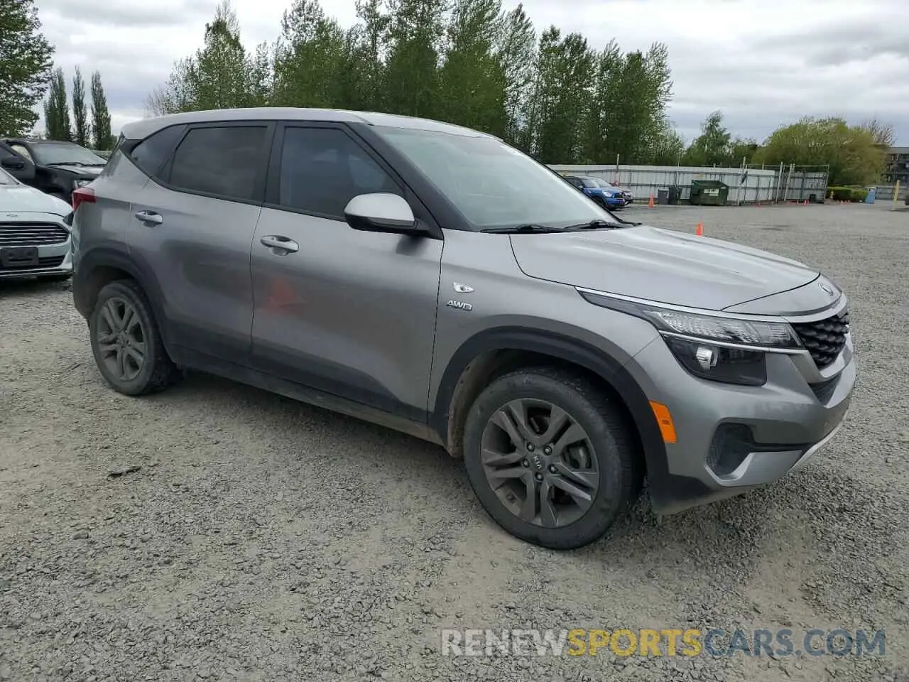 4 Фотография поврежденного автомобиля KNDEPCAA7M7046223 KIA SELTOS 2021