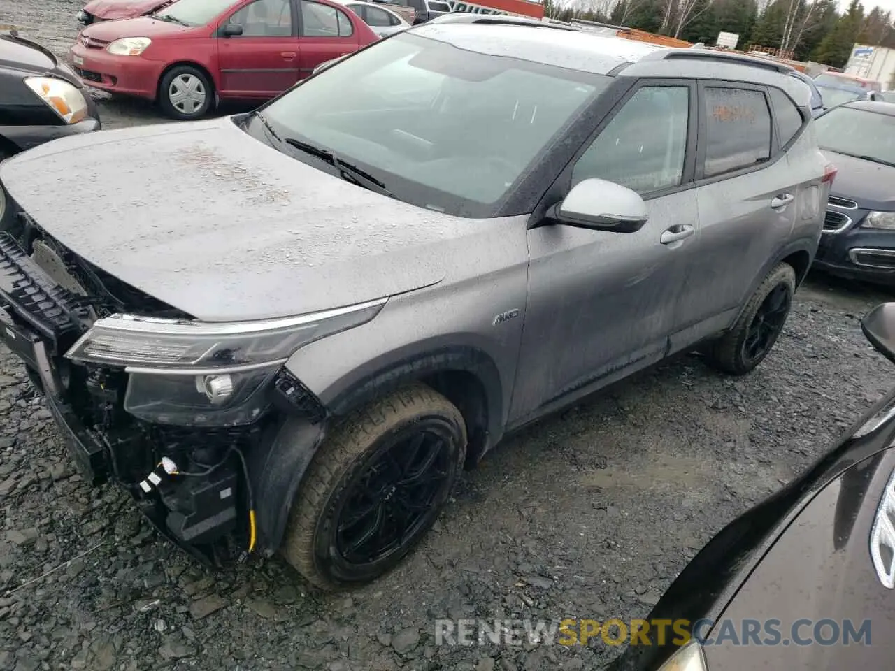 1 Photograph of a damaged car KNDEPCAA8M7116473 KIA SELTOS 2021