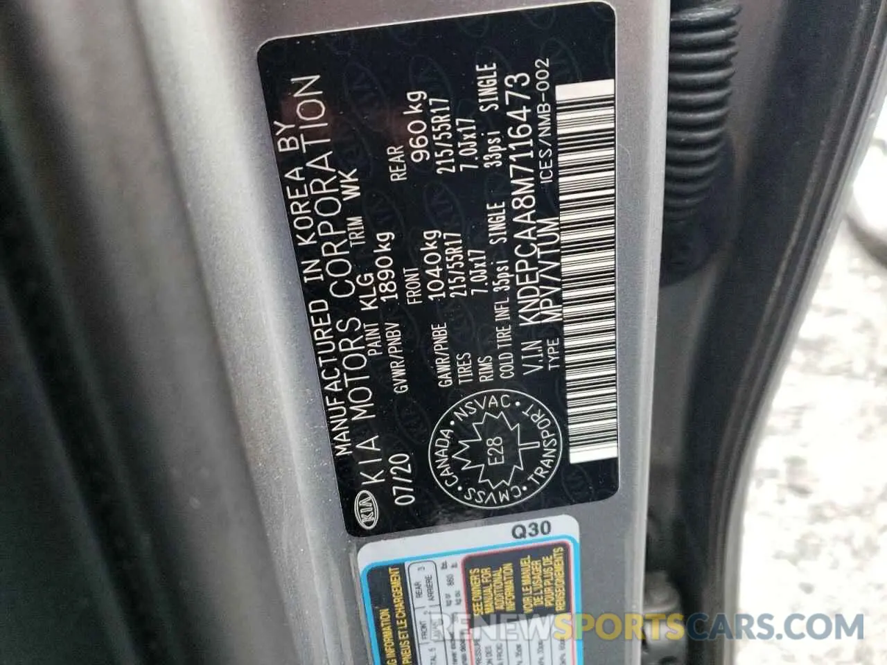 13 Photograph of a damaged car KNDEPCAA8M7116473 KIA SELTOS 2021
