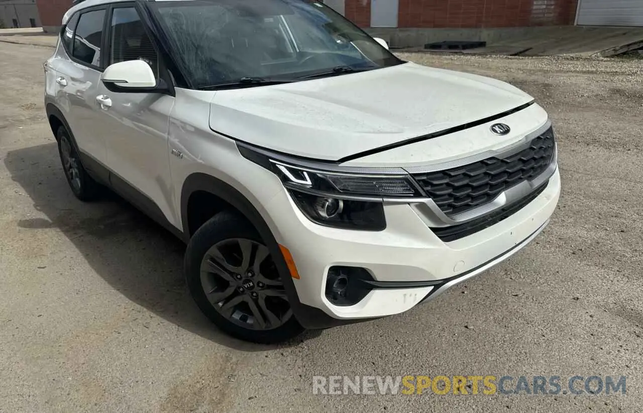 1 Photograph of a damaged car KNDEPCAAXM7065235 KIA SELTOS 2021