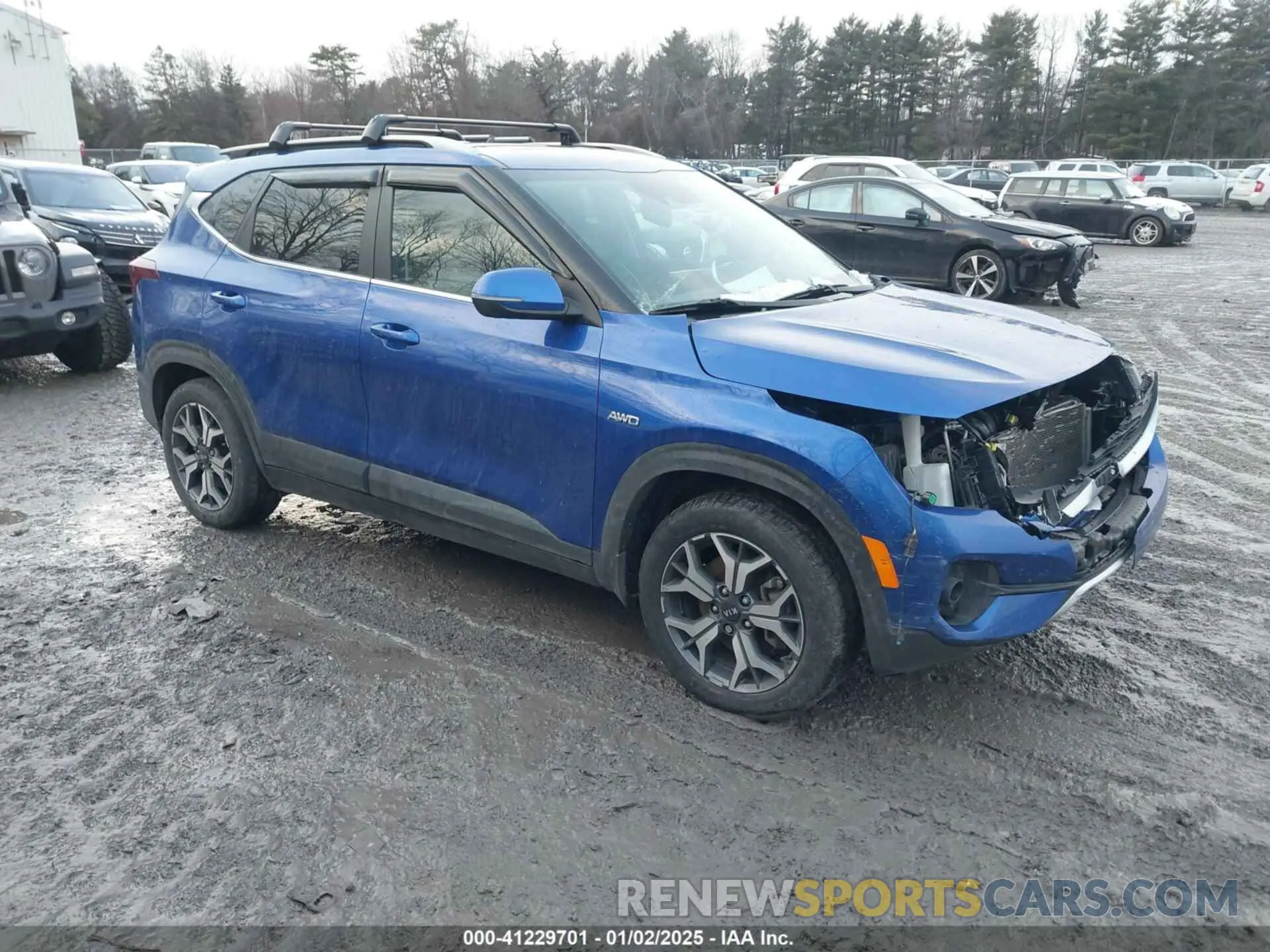 1 Photograph of a damaged car KNDERCAA6M7104087 KIA SELTOS 2021