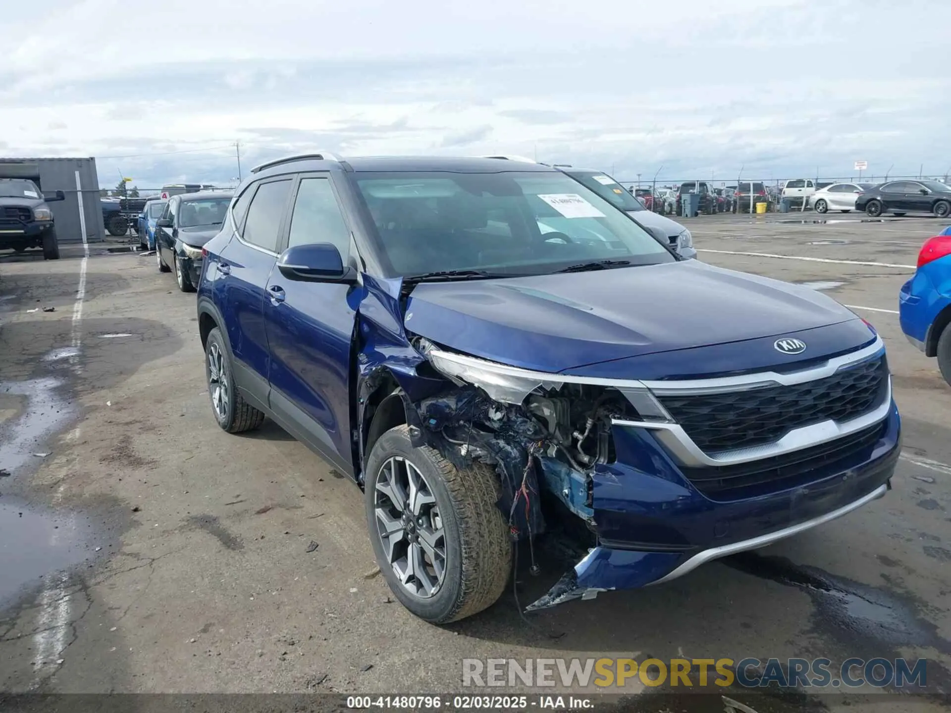 1 Фотография поврежденного автомобиля KNDERCAA7M7103353 KIA SELTOS 2021