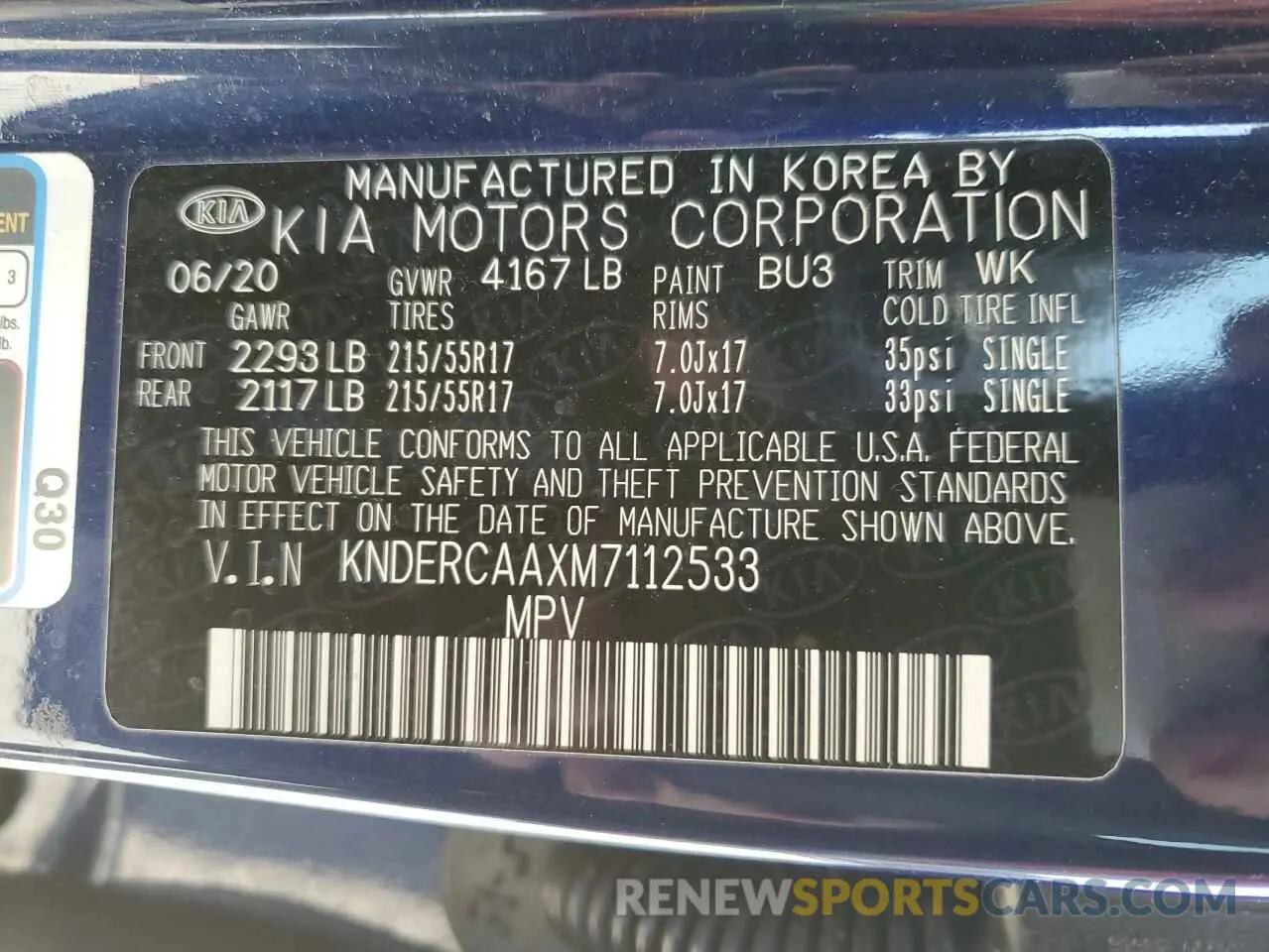 14 Фотография поврежденного автомобиля KNDERCAAXM7112533 KIA SELTOS 2021
