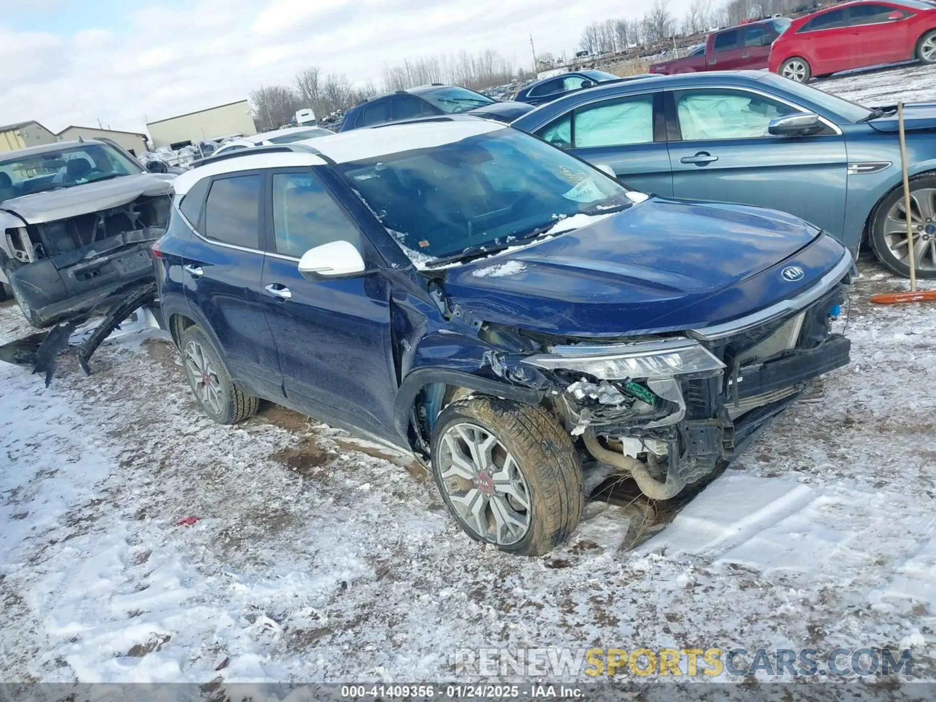 1 Фотография поврежденного автомобиля KNDETCA21M7185753 KIA SELTOS 2021
