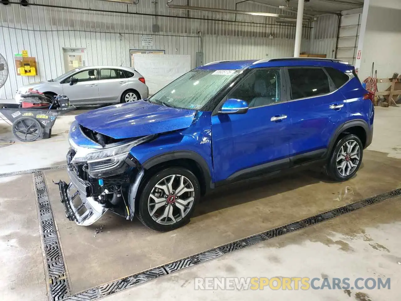 1 Фотография поврежденного автомобиля KNDETCA27M7183618 KIA SELTOS 2021