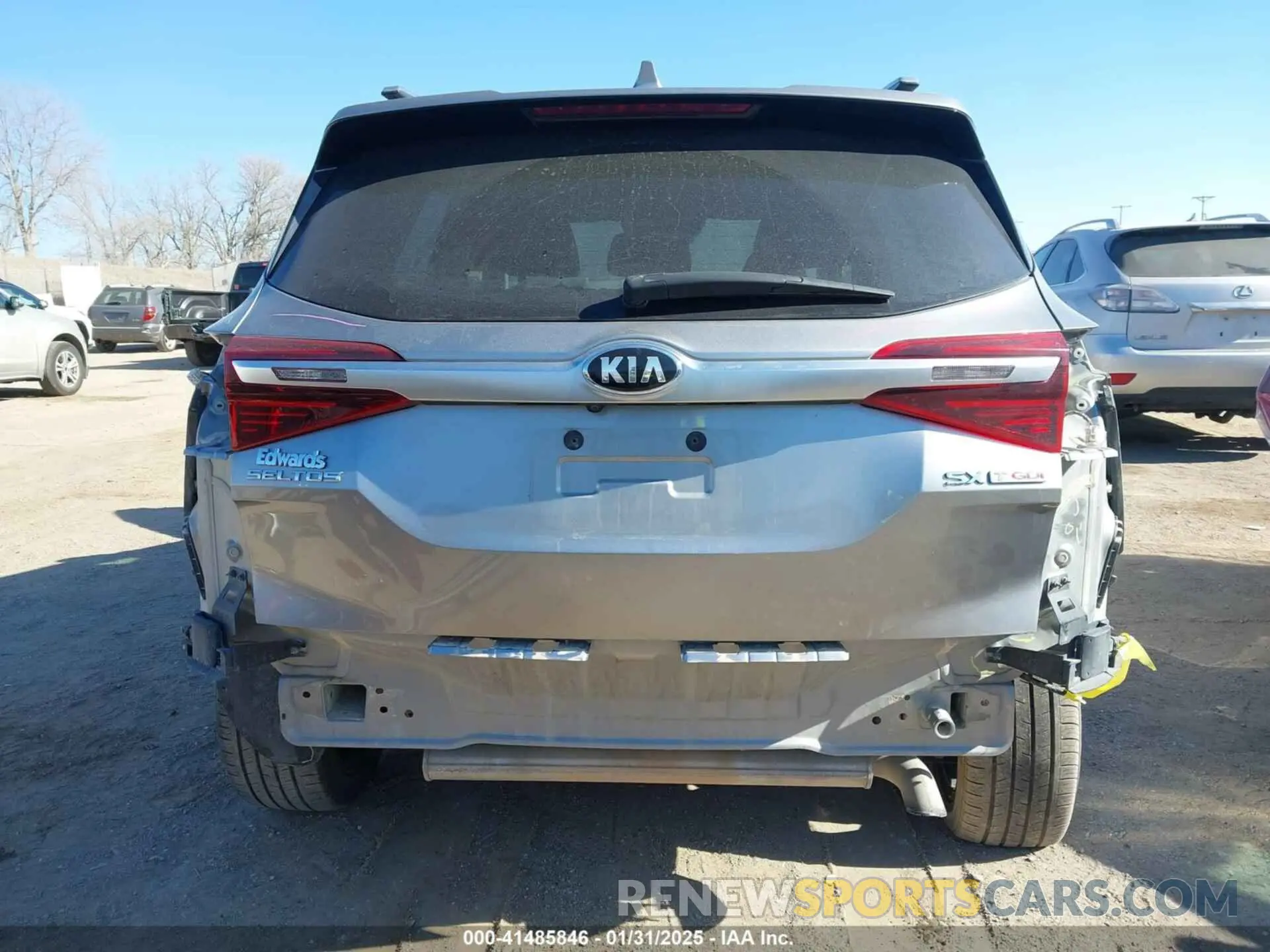 6 Photograph of a damaged car KNDETCA27M7186695 KIA SELTOS 2021