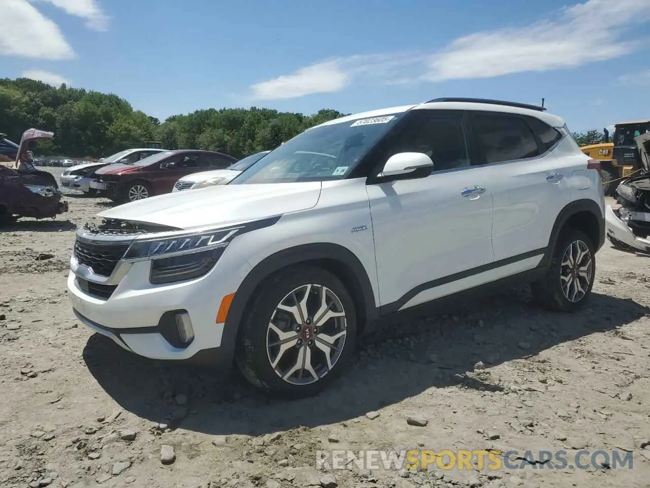 1 Photograph of a damaged car KNDETCA29M7220717 KIA SELTOS 2021