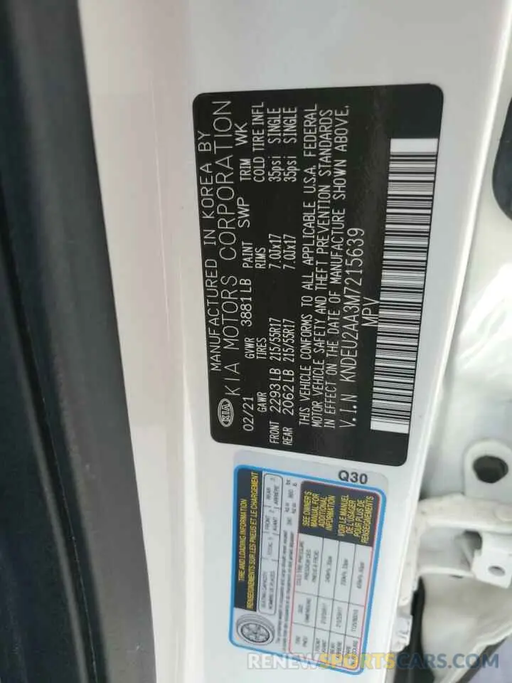 13 Фотография поврежденного автомобиля KNDEU2AA3M7215639 KIA SELTOS 2021