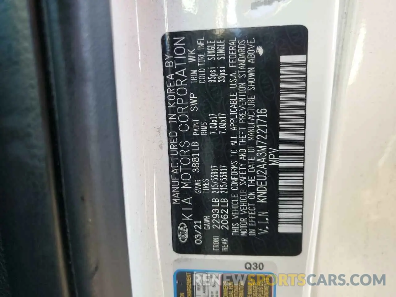 13 Фотография поврежденного автомобиля KNDEU2AA3M7221716 KIA SELTOS 2021