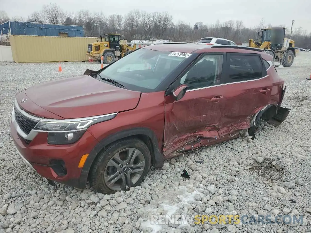 1 Photograph of a damaged car KNDEU2AA4M7212605 KIA SELTOS 2021
